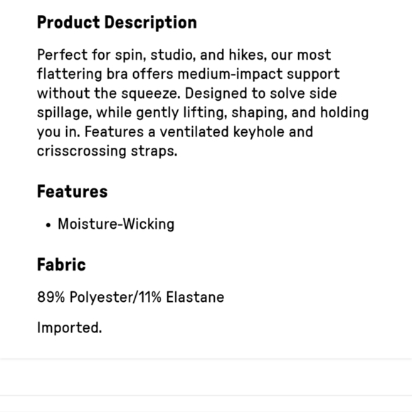 FABELTICS Oasis Twist Medium Impact Sports Bra in Storm Slate Size XXL/1X NWT - Picture 7 of 8